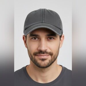 Dark Gray Relaxed Fit Cap